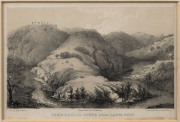 Colonel Godfrey Charles MUNDY (1804-60) four lithographs, c1852, Ophir Gold Mine Fording the Ball River Summerhill Creek near Langs Point Illawarra, A Salt Lagoon all from "Our Antipodes: or, Residence and Rambles in the Australasian Colonies. With a Glim - 3