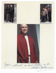 ENTERTAINERS & BROADCASTERS: autographs on philatelic items comprising sports commentator & broadcaster Mike "Jesaulenko, you beauty" Williamson (36) plus signed dedications to the recipient and to his wife; TV presenter Jamie Redfern (17), rock 'n' roll 