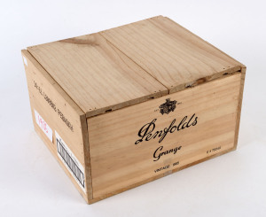 1986 Penfolds Bin 95 Grange, South Australia. (6 bottles) in a Penfolds Grange timber case.