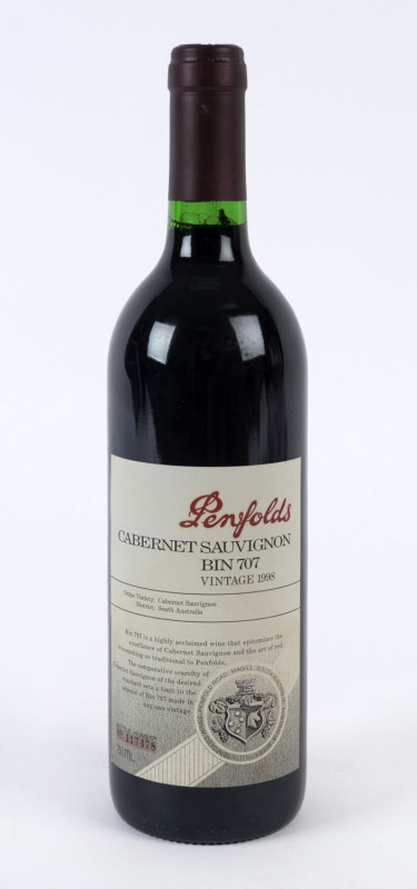 1998 Penfolds Bin 707 Cabernet Sauvignon, South Australia. 