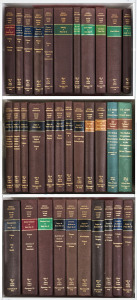 A LIBRARY: comprising of 33 volumes published 1955 - 1967 by the Medical Department of the U.S. Army with comprehensive reports of the activities, difficulties and discoveries of the Department during WW2. Subjects include Communicable Diseases Malaria; A