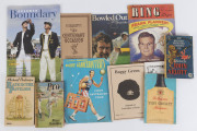 BALANCE OF A CRICKET LITERATURE CONSIGNMENT: mostly hardbound with plenty of better titles including "Gary Sobers - Cricket Crusader" by Sobers (1966), "The Thoughts of Trueman Now" by Fred Trueman, illustrations by Willie Rushton (1978), "Imran - The Au - 2