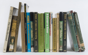 ASHES CRICKET - LITERATURE: Selection of titles, mostly hardbound, including "Australian Summer - England's Tour of Australia 1936-37" by Neville Cardus (reprint, 1987), "Over to Rex Alston - Commentary on the Australian Tour 1953", "Benaud & Co - The Story of the Tests 1958-1959" by A.G.Moyes, "Challenge Renewed - MCC Australian Tour 1962-63" by John Clarke, "The Ashes '77" by Greg Chappell & David Frith, "The Jubilee Tests, England v Australia 1977 and the Packer Revolution"