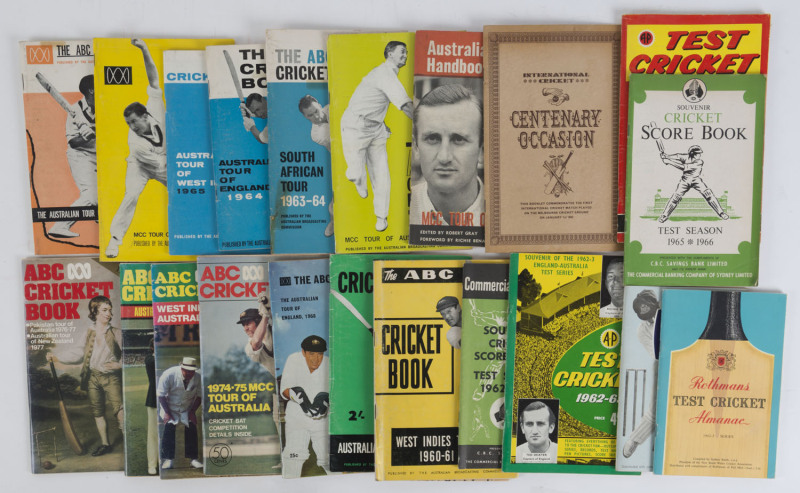 A collection of 1960-61 to 1976-77 ABC Cricket Books and similar publications. All different (21 items).