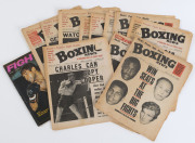 LIONEL ROSE: 1968 Newspaper Billboard Posters pertaining to Rose comprising (Feb.28) The Sun "It's Rose! Big Fight Pictures"; (Feb.28) The Age "How Rose Won Title"; (Feb.28) Herald "I Was Rose's Second - Special"; (Feb.29) Herald "The Champ Home: City Go - 3