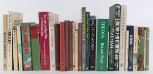 CRICKET LIBRARY: including Bradman titles "The Bradman Albums - Volume 2 1935-1949" hardbound (2017) and softbound "The Don" by Roland Perry (2001) & "Bradman" by Charles Williams (1997); other titles include hardbound "A Cricketer's Companion" by Ross (1964), "Complete Who's Who of Test Cricketers" by Christopher Martin-Jenkins (1987), "Cricket's Great All-Rounders" by Kersi Meher-Homji (2008), "Steve Waugh - The Meaning of Luck" (2013);