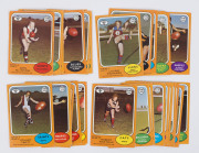 1973 Series A Scanlens "Footballers" complete set [72], plus 8 duplicates, G to VF. - 3