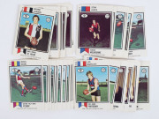 1974 Scanlens "Footballers", collectors duplicates incl. Don Scott (3), Leigh Matthews, Royce Hart, Kevin Bartlett, Sam Newman & Alex Jesaulenko, mostly F/VF. (109) - 2