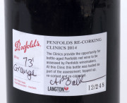 1973 Penfolds Bin 95 Grange, South Australia. (Recorking Clinic 2014). - 2