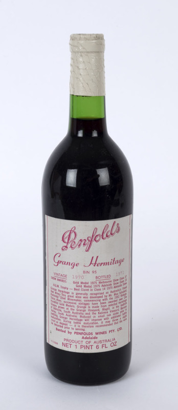 1970 Penfolds Bin 95 Grange, South Australia. 