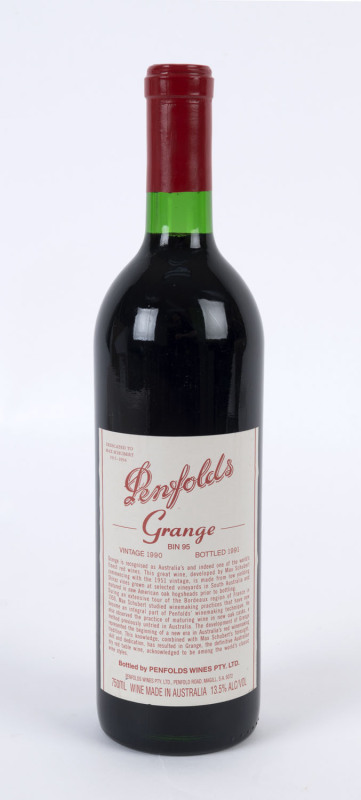 1990 Penfolds Bin 95 Grange, South Australia.