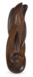 HANS KNORR (1915-1988), [attributed], untitled, carved wooden plaque, ​91 x 25cm