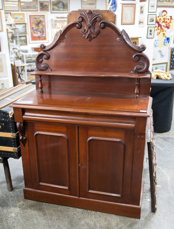 An Australian cedar chiffonier, 19th century, ​158cm high, 109cm wide, 47cm deep