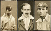 1923 R.& J.Hill "Famous Cricketers", complete set [40], noted Lord Tennyson, J.B.Hobbs & Percy Fender. G/VG.