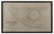 CITY OF MELBOURNE - SPORTS FACILITIES: 1932 (Dec.15) scale drawing by Staff Surveyor for "Amateur Sport Ground/Recreation Reserve/City of Melbourne/Parish of Melbourne North/County of Bourke" bounded by Swan Street to the North, Batman Avenue to the South