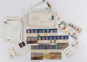 CHRISTMAS ISLAND: 1958-81 Selection of philatelic covers incl. 1958 Overprints set on two oversized illustrated covers one with '31AU63' datestamps, the other endorsed "Last Day of Issue" with '30SE64' datestamps, plus similar cover with 1963 Pictorials set tied by '31AU63' datestamps, FDCs incl. 1963 Pictorials (11), 1965 ANZAC with typed cachet (20), later issues incl, two M/S FDCs, some duplication, mostly fine. (100 approx)