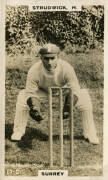 1924 Godfrey Phillips "Cricketers" (Brown Back), standard size, real photo, part set [154/192]. Mainly G/VG. Very scarce. - 2