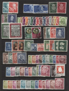 GERMANY: WEST GERMANY:1949-74 Collection mint & used with better items incl. 1949 Parliament MUH, 1949 30pf UPU MUH & used, 1949 30pf Relief fund used, 1950 Bach's Seal used, 1951 Church mint, 1951 Philatelic Exhib. (2 sets, one on cover), 1951, 1953 & 1
