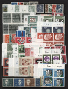 GERMANY: WEST GERMANY:1949-74 Collection mint & used with better items incl. 1949 Parliament MUH, 1949 30pf UPU MUH & used, 1949 30pf Relief fund used, 1950 Bach's Seal used, 1951 Church mint, 1951 Philatelic Exhib. (2 sets, one on cover), 1951, 1953 & 1 - 3