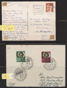 GERMANY: WEST GERMANY:1949-74 Collection mint & used with better items incl. 1949 Parliament MUH, 1949 30pf UPU MUH & used, 1949 30pf Relief fund used, 1950 Bach's Seal used, 1951 Church mint, 1951 Philatelic Exhib. (2 sets, one on cover), 1951, 1953 & 1 - 4