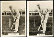 1924 Godfrey Phillips "Cricketers" (Brown Back), large size, real photo, part set [14/25]. Mainly G/VG. Very scarce.