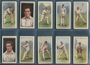 1928 Will's "Cricketer's 1928" [50] and the "2nd Series" [50]; G/VF.