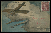 AUSTRALIA: Aerophilately & Flight Covers: 6 Aug.1919 (AAMC.21b) Adelaide - Minlaton Harry - 3