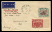 PAPUA - Aerophilately & Flight Covers: 19 Dec.1934 (AAMC.P76) Port Moresby - Abau cover, flown & signed by Orme Denny for Guinea Airways. Denny landed his Fox Moth on the beach at Dedele Point; the small mail was then transferred to canoe and carried via - 2