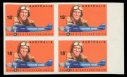 AUSTRALIA: Decimal Issues: 1978 (SG.660a) 18c Kingsford Smith, IMPERFORATE marginal block of 4 with full gum, MUH. [BW:792b]. - 2