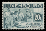 LUXEMBOURG: 1935 5c - 20Fr International Relief Fund for Intellectuals, complete set, MVLH/MUH, Mi.266-280 - Cat. ‚¬1200 (for MUH) - 3