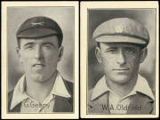 1926 Amalgamated Press  (Champion & Triumph) "Famous Test Match Cricketers", complete set [32]. G/VG.