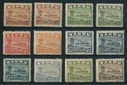 NAURU: 1924-48 (SG.26A-39A) Rough Surfaced, Greyish Paper ½d to 10/- set with a few shades incl. 2½d greenish blue, peelable hinge remainders, usual light gum tones, fine mint overall, Cat £245+. (18) - 2