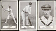 1926 Gallaher "Famous Cricketers", complete set [100], noted J.B.Hobbs, Clem Hill & Victor Richardson. Fair/VG.