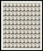 AUSTRALIA: Decimal Issues: 1966-73 (SG.403) Navigators $4 King complete sheet of 100, superb MUH.