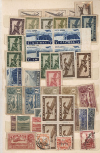 REST OF THE WORLD - General & Miscellaneous Lots: 1880s-1950s old-time dealers mostly used stock crammed into stockbook predominantly Philippines & USA, plus 1930s-50s worldwide airmail issues with plenty of modest pickings incl. France 1936 3f.50 (2) & Germany 1934 3m Count Zeppelin (7); lots of work but certainly worthy of closer inspection; condition variable. (many 100s)