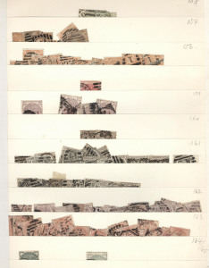 GREAT BRITAIN: 1870-1935 dealer's stock in old-time stockbook with some heavy duplication of better issues including QV Surface-Printed 1855-57 6d lilac (20), 1867-80 9d straw (25), 1873-80 8d orange (20, incl. pair), 1880-83 6d on 6d (24) & 1/- orange-brown (19), 1883-84 2/6d (15) & 10/- (3), 1883 'Lilacs & Greens' with 4d (8, incl. pair), KEVII 2/6d (20) & 5/- (13), KGV Re-engraved Seahoses 5/- (20) & 10/- (3); likely postmark interesting noting 'DURSLEY' on defective QV 2/6d,