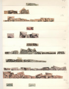 GREAT BRITAIN: 1870-1935 dealer's stock in old-time stockbook with some heavy duplication of better issues including QV Surface-Printed 1855-57 6d lilac (20), 1867-80 9d straw (25), 1873-80 8d orange (20, incl. pair), 1880-83 6d on 6d (24) & 1/- orange-b