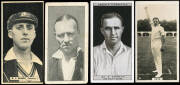 1926 cricket cards, noted 1926 Poppleton "Cricketers Series" [2/50]; 1926 Ogdens "Cricket 1926" [50]; 1926 Thomson "The World's Best Cricketers" [32]; 1926 Wills "English Cricketers" [25]. Mainly G/VG. (Total 109).