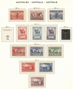 AUSTRALIA: Other Pre-Decimals: 1927-1965 patchy MUH collection in hingeless Schaubek album with better sets incl. 1934 Vic Centenary P10½ & Macarthur, 1935 Jubilee, Robes Thick Paper 5/- to £1, Arms 5/- to £2, Navigators 4/- to £2; few decimals incl. AAT - 2