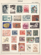 REST OF THE WORLD - General & Miscellaneous Lots: Well-filled Rapkin "Triumph" stamp album with huge variety of issues from all eras, predominantly used, with plenty of mint issues also sighted. Too much too describe adequately, however sure to be lots o - 2