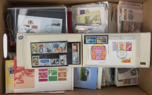AUSTRALIA: Decimal Issues: FIRST DAY COVERS: 1970s-2000s decimal accumulation in three albums and loose, mostly unaddressed, also maximum cards, a few foreign insurgents plus AAT 1966 Pictorial set MUH. (few 100s)
