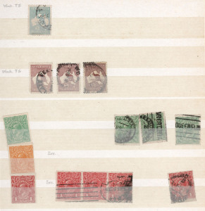 AUSTRALIA: General & Miscellaneous: 1913-80s accumulation with used Roos to 2/-, duplicated KGV Heads to 1/4d with few mint oddments incl. Single Wmk ½d Orange & 1d Red INVERTED WMK, other pre-decimals incl. FDCs, also few Australian States with South Australia 8d Thick 'POSTAGE' Long Tom control strip of 3 MUH; also mint decimals with 1983 Yearbook, plus stamp packs and mint multiples, plus unaddressed FDCs; mint decimal face value $190+.