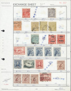 REST OF THE WORLD - General & Miscellaneous Lots: World array on exchange sheets with modest pickings incl. Australia & Colonies, plus mint & used stamps in packets including Papua, New Guinea & Israel. (many 100s) - 6