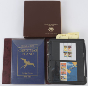 AUSTRALIA: Decimal Issues: 1980s-2000s accumulation on Hagners, predominantly late-1990s including sets, se-tenants strips & M/Ss, noting values to $20 International Post & Sydney 2000 Gold Medallist sheetlets; also 1988 Bicentennial Collection. Total F/V, including some postally valid AAT, Christmas & Cocos Island issues, $900+.