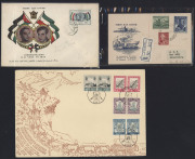 REST OF THE WORLD - General & Miscellaneous Lots: World melange, mostly 1950s-90s era with South Africa 1950s-60s philatelic & commercial covers incl.1954 Wildlife Definitives &frac12;d to 10/-, plus heaps of 1980s-2000s FDCs, New Zealand FDCs, fauna thematics, - 2