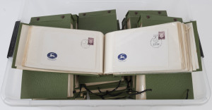 ISRAEL: POSTMARKS COLLECTION: 1950-76 selection on Postes D'Israel plain covers in 15 albums, huge variety of towns/village represented including West Bank and Palestinian locations; intermittent foxing. (100s)