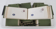ISRAEL: POSTMARKS COLLECTION: 1950-76 selection on Postes D'Israel plain covers in 15 albums, huge variety of towns/village represented including West Bank and Palestinian locations; intermittent foxing. (100s)