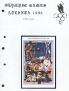 REST OF THE WORLD - Thematics: Olympics - 1996 Atlanta: 'A' to 'Z' array of stamps, M/Ss, sheetlets & a few booklets well presented in two volumes. Plenty of hard-to-source emissions from countries including Burkina Faso, Central African Republic, Eritre - 3