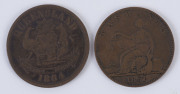 Coins & Banknotes: Trade Tokens TOKENS: Australian Colonial predominantly 1d token selection, mostly from QUEENSLAND: with Brookes (ironmongers, Brisbane), TH Jones (ironmongers, Ipswich) Larcombe & Co (drapers, Brisbane), Merry & Bush (merchants, Qld), - 3