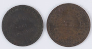Coins & Banknotes: Trade Tokens TOKENS: Australian Colonial predominantly 1d token selection, mostly from QUEENSLAND: with Brookes (ironmongers, Brisbane), TH Jones (ironmongers, Ipswich) Larcombe & Co (drapers, Brisbane), Merry & Bush (merchants, Qld), - 21